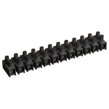 Колодка клеммная   3А 1.0-2.5мм² черный IEK ЗВИ-3 (2)