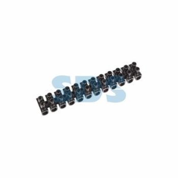 Колодкa клеммная  3А 1.5-4 мм2 черный Rexant (10)