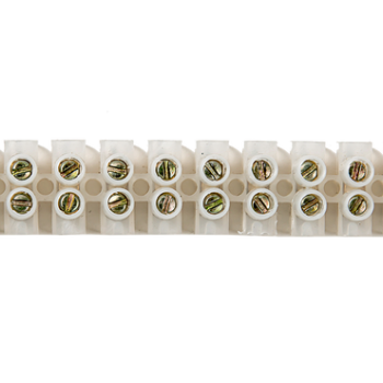 Колодка клеммная 10А 2,5-6мм² белый InHome ЗВИ-10