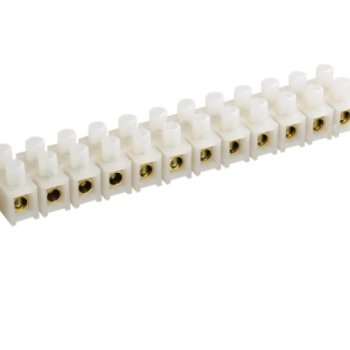 Колодка клеммная 60А 6-16мм² белый полипропилен IEK ЗВИ-60 (10)