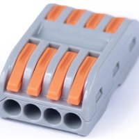 Зажим рычажковый проходной 4x(0.08-4мм²) CMK-424 Omnyx (40/1600)