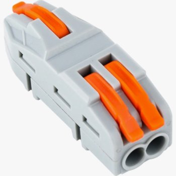 Зажим рычажковый разветвительный 1x2 (0.08-4мм²) CMK-421-2 Omnyx (50/2000)