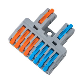 Зажим рычажковый разветвительный 2x8 (0.08-4мм²) CMK-422-8 Omnyx (25/1000)