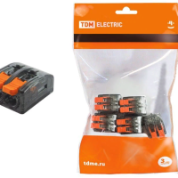 Зажим рычажковый 2x(0.1-2.5мм²) СК-612 TDM 5шт (20)