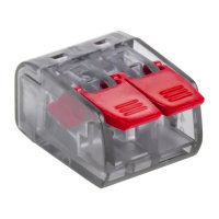 Зажим рычажковый 2x(0.2-4.5мм²) EKF СМК 221 (100)