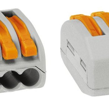 Зажим рычажковый 3x(0.08-2.5мм²) СМК-413 EKF (100)