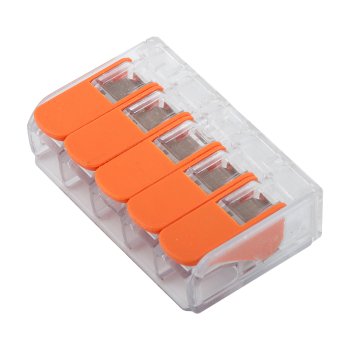 Зажим рычажковый 5x(0.08-4мм²) General (50)