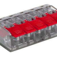 Зажим рычажковый 5x(0.2-4.5мм²) EKF СМК 221 (50)