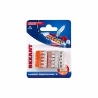 Зажим рычажковый 5x(0.2-4мм²) 5шт Rexant СМК 221-415 (10)