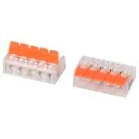 Зажим рычажковый 5x(0.5-4мм²) 2шт Эра (1)