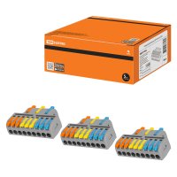 Зажим безвинтовой рычажковый разветвительный СКР-439 4мм² TDM (30)