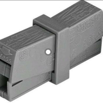 Зажим 1x(0.5-2.5мм²) двухсторонний Wago (50)