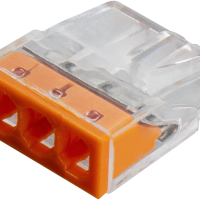 Зажим 3x(0.5-2.5мм²) с пастой оранж CMK-203 Omnyx (100/6000)