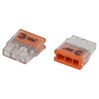 Зажим 3х(0.2-2.5мм²) 4шт/упак Эра