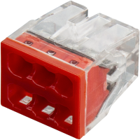 Зажим 6x(0.5-2.5мм²) с пастой красный CMK-206 Omnyx (50/3000)