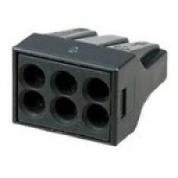 Зажим безвинтовой 6x(1-2.5мм²) IEK (50)