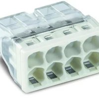 Зажим безвинтовой 8x2.5мм² с пастой Compact Wago (50)