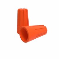 Соединительный изолирующий зажим 1.5-6мм² ø3.3мм оранжевый СИЗ-3 Rexant (100/4800)