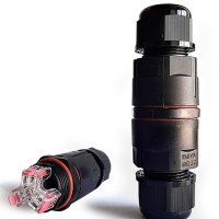 Соединитель кабельный IP68 3P 16А рычажковый Omnyx (12/360)