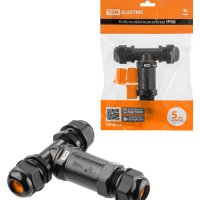 Соединитель кабеля IP68 3PIN сечение 0,5-4,0мм Т-образный TDM (4)