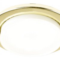 Светильник точечный GX53 золото General H18-G кольцо (100)