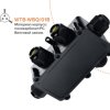 Соединитель кабеля-коробка IP68 с/з Ø4-8.0/6-11мм сечение 0,5-2,5мм 5вводов 162х108х38мм Wolta