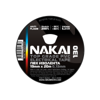 Изолента NAKAI 130 ПВХ 19мм х 20м черный (10/250)