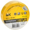 Изолента IEK Mixtape3 15мм х 10м желтый (10/500)