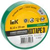 Изолента IEK Mixtape3 15мм х 10м зеленый (10/500)