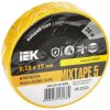 Изолента IEK 19мм х 20м желтый (10/200)