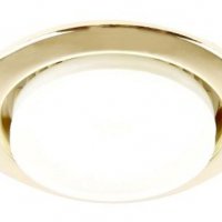 Светильник точечный GX53 золото General H38-G 2шт (50)