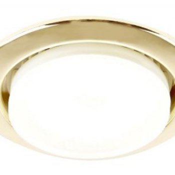 Светильник точечный GX53 золото General H38-G 2шт (50)