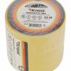 Изолента Kranz 15мм х 25м желтый (5/200)