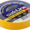 Изолента Safeline 15мм х 20м желтый (10/200)