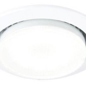 Светильник точечный GX53 белый General H38-W 2шт/уп (50)