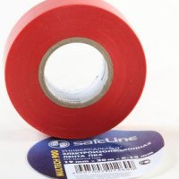 Изолента Safeline 19мм х 20м красный (10/200)