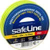 Изолента Safeline 19мм х 25м желто-зеленый (10/160)