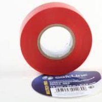 Изолента Safeline 19мм х 25м красный (10/160)