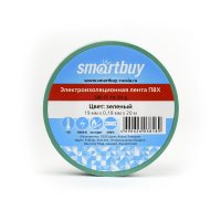 Изолента Smartbuy 19мм х 20м зеленый (10)