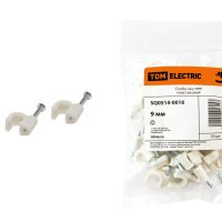 Скоба TDM круглая D 9мм 50шт (50)