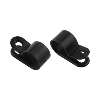 Скоба под винт 12мм Черная 50шт Rexant (10/140)