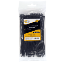 Хомут нейлоновый 2.5x150 черный 100шт Omnyx (350)