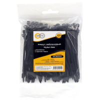 Хомут нейлоновый 3.6x100 черный 100шт Omnyx (300)