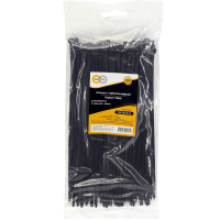 Хомут нейлоновый 3.6x200 черный 100шт Omnyx (200)