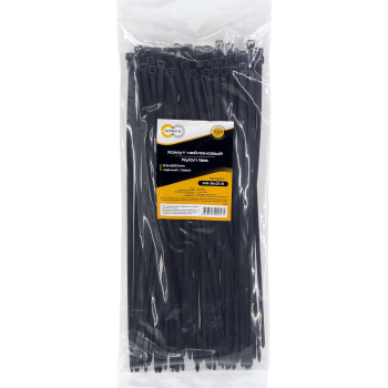Хомут нейлоновый 3.6x250 черный 100шт Omnyx (170)