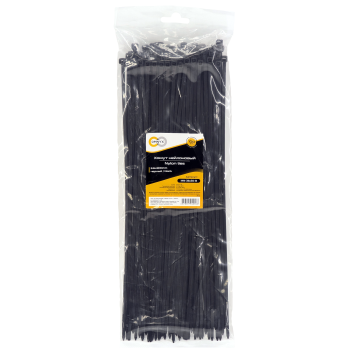 Хомут нейлоновый 3.6x300 черный 100шт Omnyx (140)