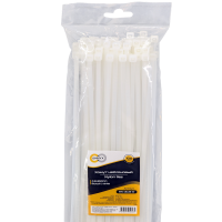 Хомут нейлоновый 4.8x350 белый 100шт Omnyx (90)