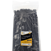 Хомут нейлоновый 7.6x500 черный 100шт Omnyx (30)