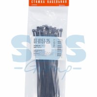 Хомут 2.5x150 черный 25шт Rexant (10)