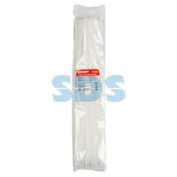 Хомут 4.8x500 белый 100шт Rexant (10)